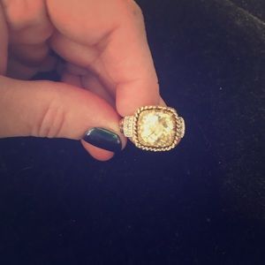 Canary inspired lia Sophia ring